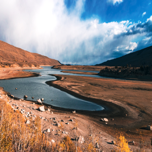 California drought lake